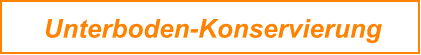 Unterboden-Konservierung